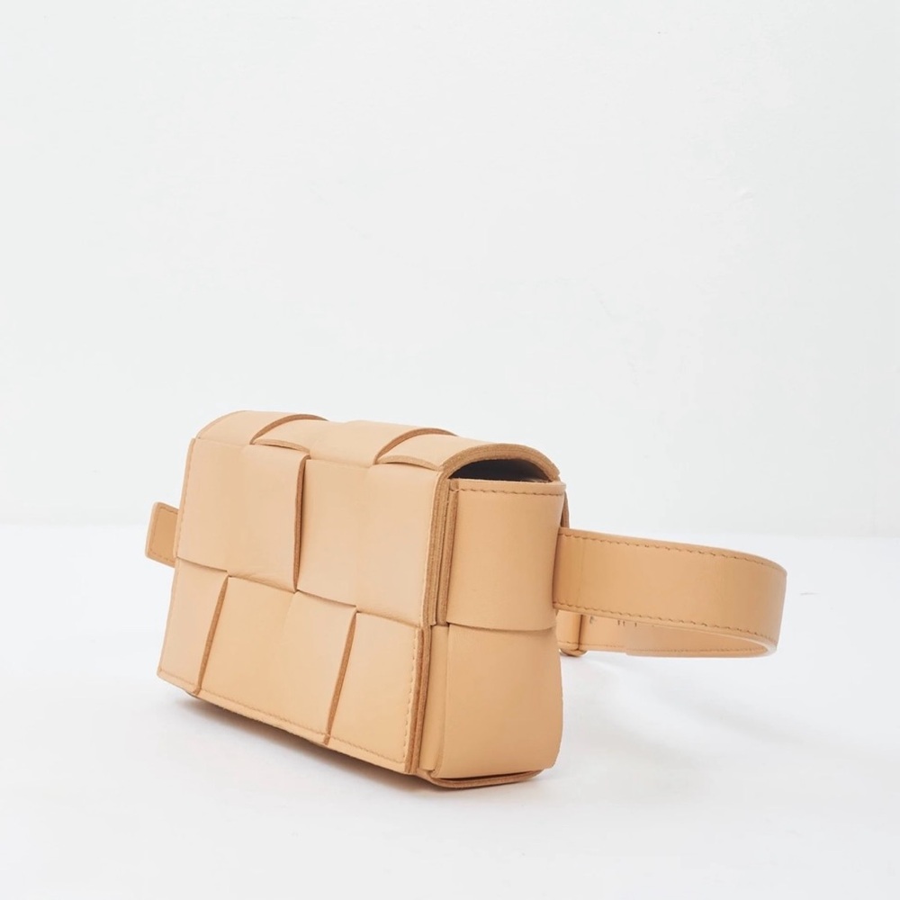 Bottega Veneta Cassette Belt Bag Color: Almond